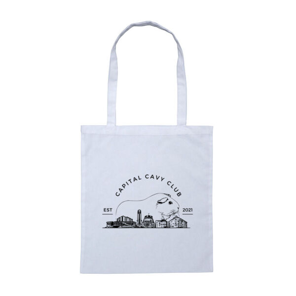 Capital Cavy Club Tote Bag - Black Font Thumbnail